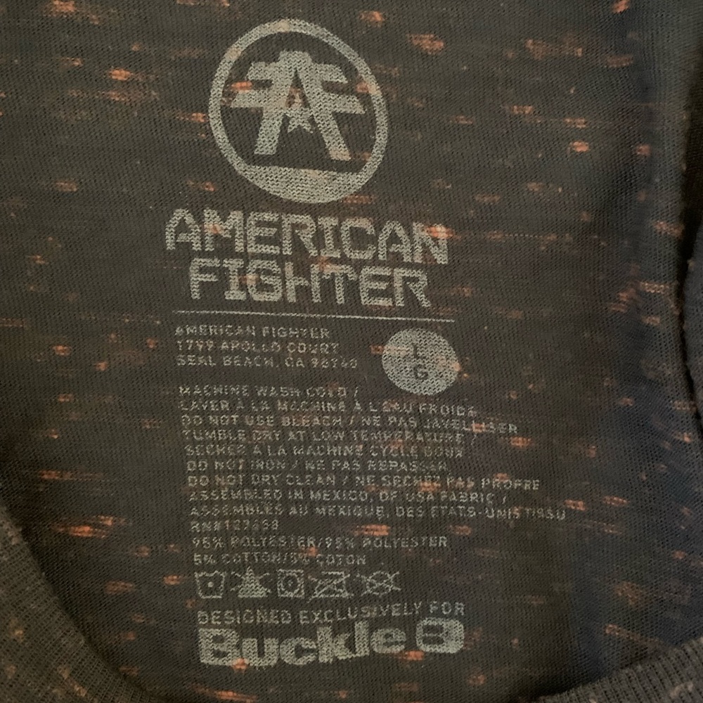 Gray American Fighter shirt - Picture 4 of 5